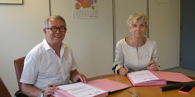 Signature partenariat Tango Bourges Basket Caisse d'Epargne
